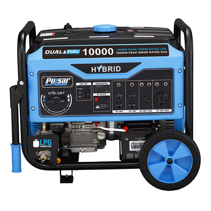 Pulsar PG10000B16 10,000w dual fuel generator