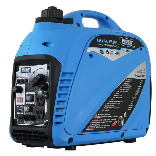 2,200W Portable Dual Fuel Quiet Inverter Generator