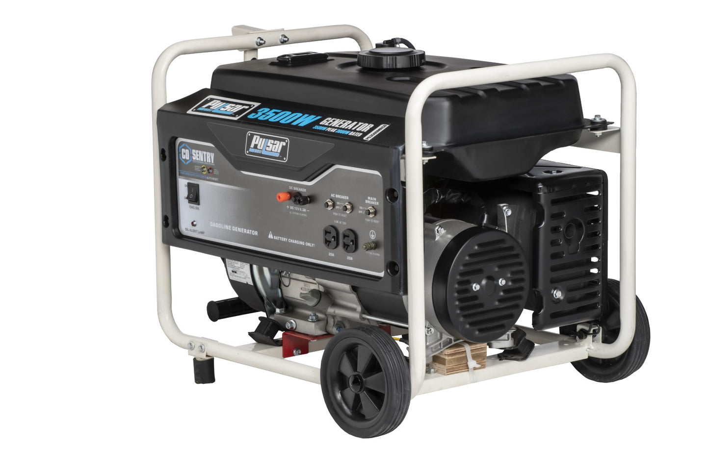 3,500-Watt Gasoline Powered Generator with CO Shutdown Sensor and Mobility Kit