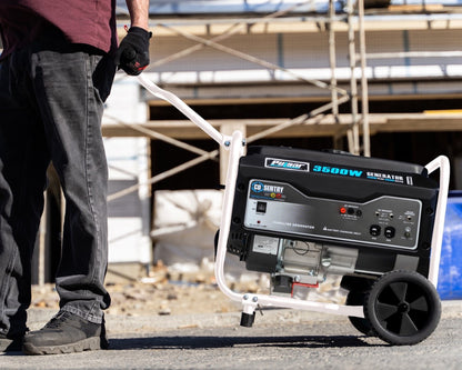 3,500-Watt Gasoline Powered Generator with CO Shutdown Sensor and Mobility Kit